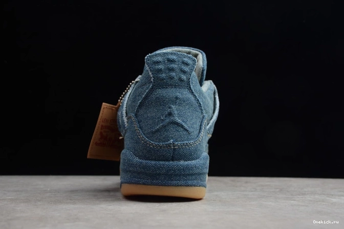 One Kick Denim Air 4 Nike Levi's x AO2571-401 Jordan 0812